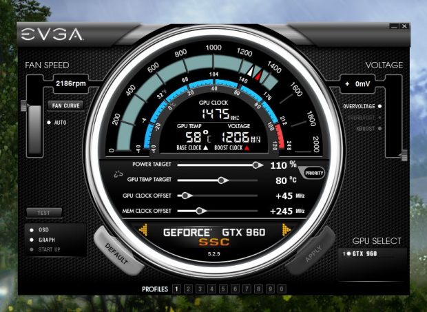 GTX 960 PrecisionX